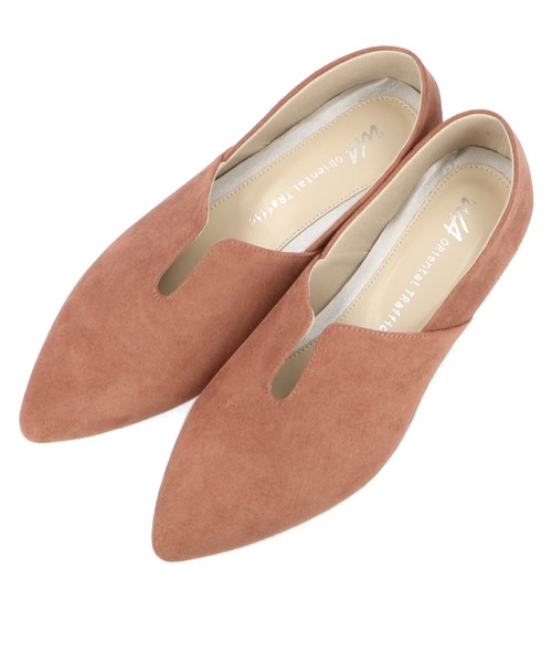 WA ORiental TRaffic（ダブルエーオリエンタルトラフィック）の「Uカットポインテッドトゥバブーシュ/12305（パンプス・レディース・ブラック/ベージュ/ピンク・LL/S/M/L/SS/3L）」の9枚目の写真