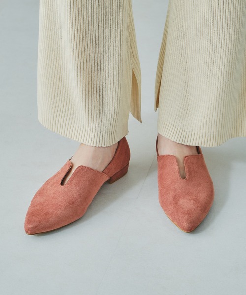 WA ORiental TRaffic（ダブルエーオリエンタルトラフィック）の「Uカットポインテッドトゥバブーシュ/12305（パンプス・レディース・ブラック/ベージュ/ピンク・LL/S/M/L/SS/3L）」の5枚目の写真