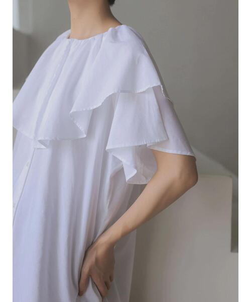 AMERICAN HOLIC(アメリカンホリック)の「フリル衿フレアブラウス(シャツ/ブラウス・レディース・サックスブルー/オフホワイト・FREE)」の20枚目の写真