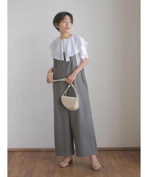 AMERICAN HOLIC(アメリカンホリック)の「フリル衿フレアブラウス(シャツ/ブラウス・レディース・サックスブルー/オフホワイト・FREE)」の16枚目の写真