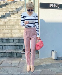 美脚ストレートコーデュロイパンツ