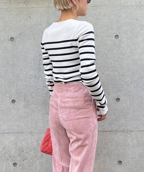JENNE(ジェンヌ)の「美脚ストレートコーデュロイパンツ(その他パンツ・レディース・ホワイト/ブラック/ピンク/グリーン・SMALL/MEDIUM/LARGE/X-LARGE)」の22枚目の写真