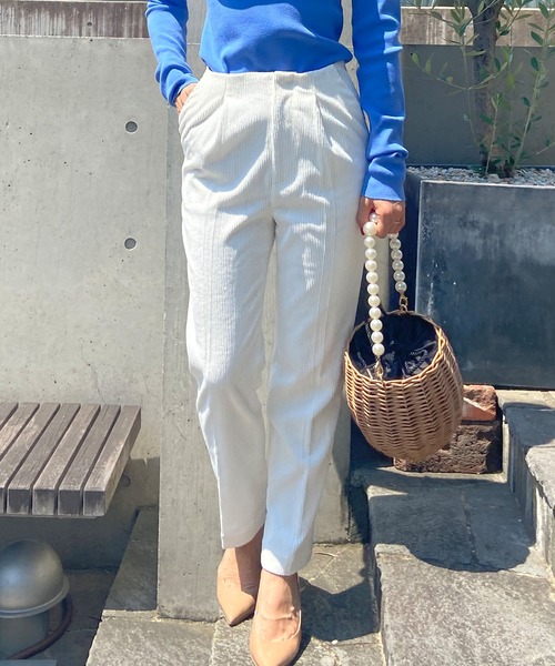 JENNE(ジェンヌ)の「美脚ストレートコーデュロイパンツ(その他パンツ・レディース・ホワイト/ブラック/ピンク/グリーン・SMALL/MEDIUM/LARGE/X-LARGE)」の18枚目の写真