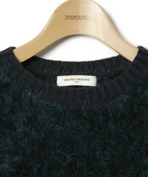 UNITED ARROWS（ユナイテッドアローズ）の「長袖ニット（ニット/セーター・メンズ・グリーン・-）」の3枚目の写真
