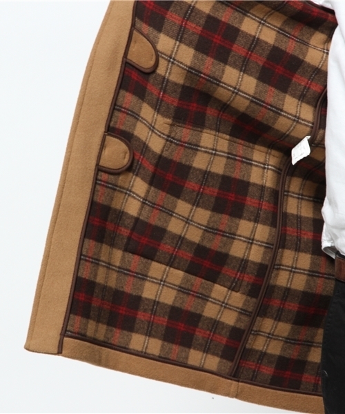 AMERICAN RAG CIE（アメリカンラグシー）の「GLOVERALL/114-GLV-#928C（ダッフルコート・メンズ・ベージュ/ネイビー・LARGE/X-LARGE）」の5枚目の写真