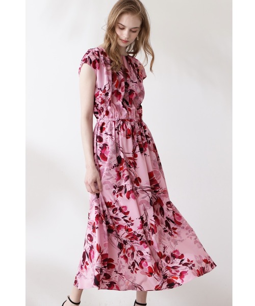 セール Web限定 クラシカルフラワープリントワンピース ワンピース Pinky Dianne ピンキーアンドダイアン のファッション通販 Zozotown