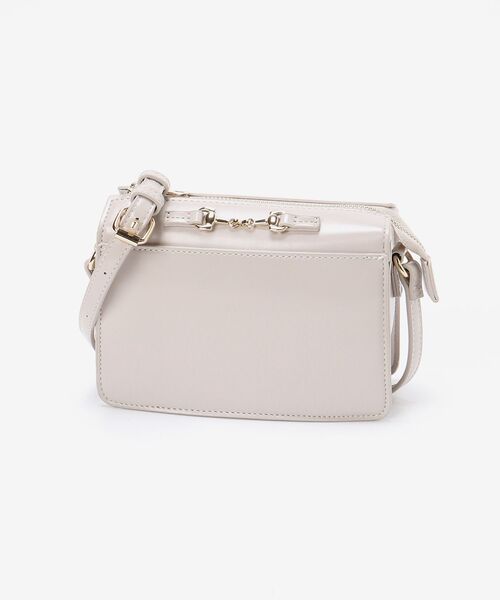 MAJESTIC LEGON（マジェスティックレゴン）の「ビット付スクエアバッグ（ショルダーバッグ・レディース・ブラック/ブラウン/グリーン/グレイッシュベージュ・FREE）」の7枚目の写真