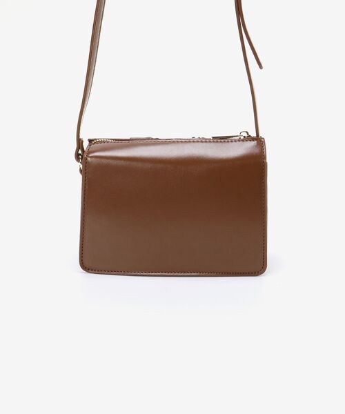 MAJESTIC LEGON（マジェスティックレゴン）の「ビット付スクエアバッグ（ショルダーバッグ・レディース・ブラック/ブラウン/グリーン/グレイッシュベージュ・FREE）」の6枚目の写真