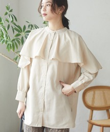 ・ELENCARE DUE ケープレイヤードチュニック*