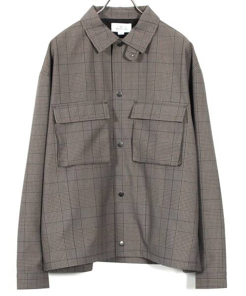 TIMELY WARNING（タイムリーワーニング）の「TimelyWarning / TR バルーンスリーブ コーチジャケット（ナイロンジャケット・メンズ・ベージュ/グリーン/ブラック/ブラウン/キナリ/ブルー・MEDIUM/LARGE）」の5枚目の写真