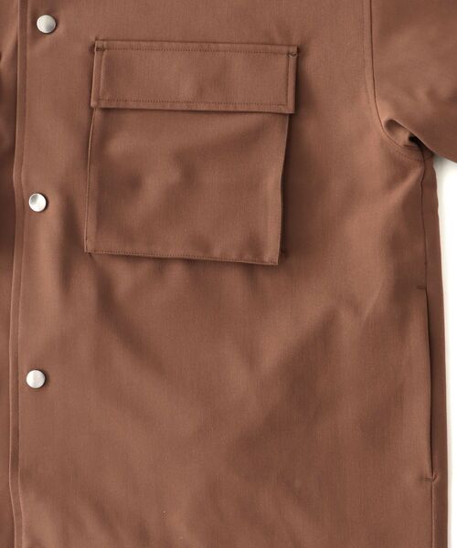 TIMELY WARNING（タイムリーワーニング）の「TimelyWarning / TR バルーンスリーブ コーチジャケット（ナイロンジャケット・メンズ・ベージュ/グリーン/ブラック/ブラウン/キナリ/ブルー・MEDIUM/LARGE）」の7枚目の写真