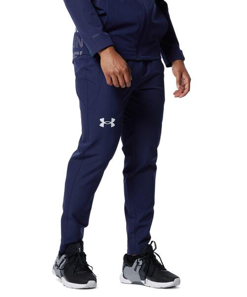 UNDER ARMOUR(アンダーアーマー)の「UAブラッシュ ウーブン パンツ(トレーニング/メンズ)(その他パンツ・メンズ・ネイビー/ブラック・L/S/XL/M/XXL/3XL)」の2枚目の写真