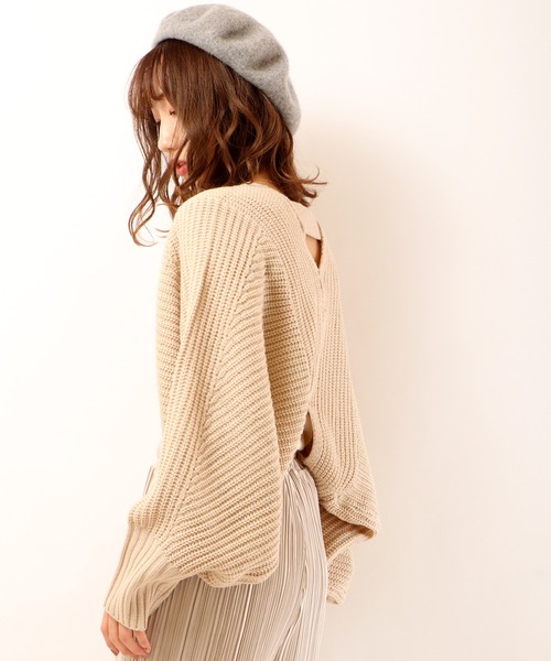 Brownie（ブラウニー）の「Brownie ラメニットボレロ（カーディガン/ボレロ・レディース・ピンク/アイボリー/モカ/オレンジ・FREE）」の17枚目の写真