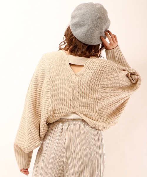 Brownie（ブラウニー）の「Brownie ラメニットボレロ（カーディガン/ボレロ・レディース・ピンク/アイボリー/モカ/オレンジ・FREE）」の18枚目の写真