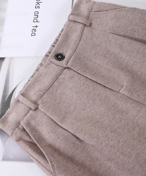 MAISON DE THERESE（メゾン ド テレーズ）の「ラシャテーパードパンツ（その他パンツ・レディース・ベージュ系その他/ブラック/ベージュ・MEDIUM/LARGE/SMALL）」の5枚目の写真