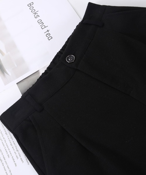 MAISON DE THERESE（メゾン ド テレーズ）の「ラシャテーパードパンツ（その他パンツ・レディース・ベージュ系その他/ブラック/ベージュ・MEDIUM/LARGE/SMALL）」の9枚目の写真