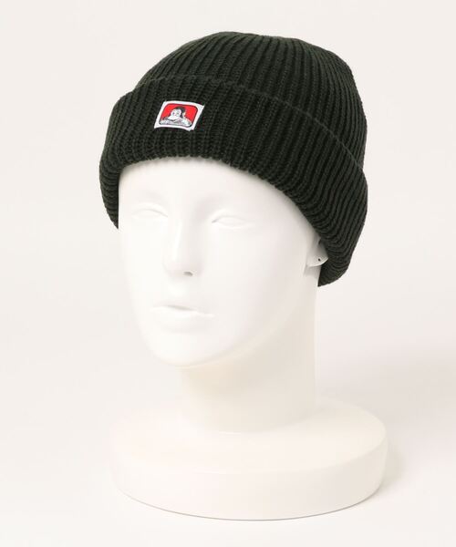 BEN DAVIS（ベンデイビス）の「《BEN DAVIS》MICRO LOGO KNITCAP（ニットキャップ/ビーニー・レディース・レッド/ヘザーグレー/パープル/ブラック/ヘザーチャコール/ダークグリーン/グリーン/ブラウン/オレンジ/イエロー/ベージュ・FREE）」の13枚目の写真