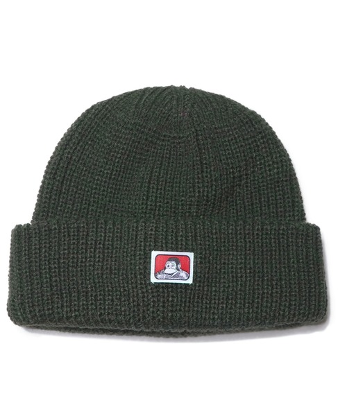 BEN DAVIS（ベンデイビス）の「《BEN DAVIS》MICRO LOGO KNITCAP（ニットキャップ/ビーニー・レディース・レッド/ヘザーグレー/パープル/ブラック/ヘザーチャコール/ダークグリーン/グリーン/ブラウン/オレンジ/イエロー/ベージュ・FREE）」の15枚目の写真