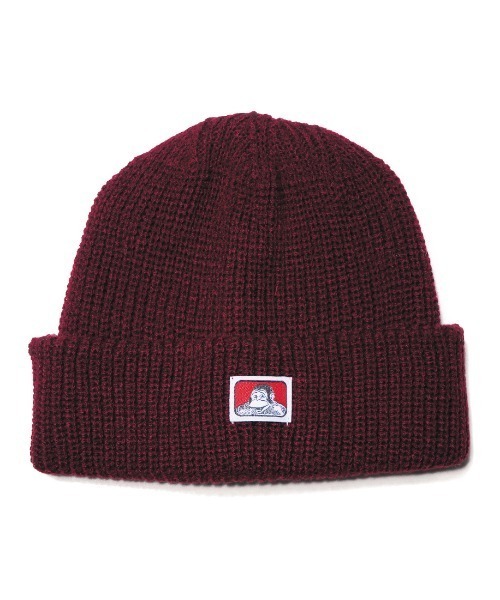 BEN DAVIS（ベンデイビス）の「《BEN DAVIS》MICRO LOGO KNITCAP（ニットキャップ/ビーニー・レディース・レッド/ヘザーグレー/パープル/ブラック/ヘザーチャコール/ダークグリーン/グリーン/ブラウン/オレンジ/イエロー/ベージュ・FREE）」の16枚目の写真