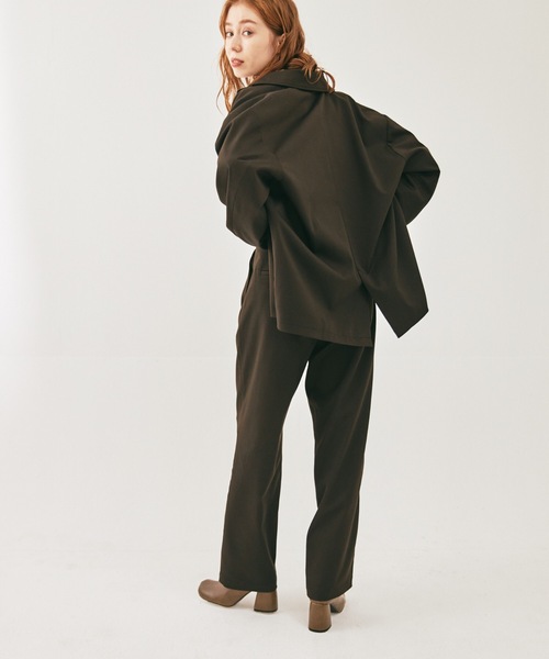 hinari（ヒナリ）の「スクエアトゥーブーツ（ブーツ・レディース・ブラック/モスグリーン・SMALL/MEDIUM/LARGE）」の5枚目の写真