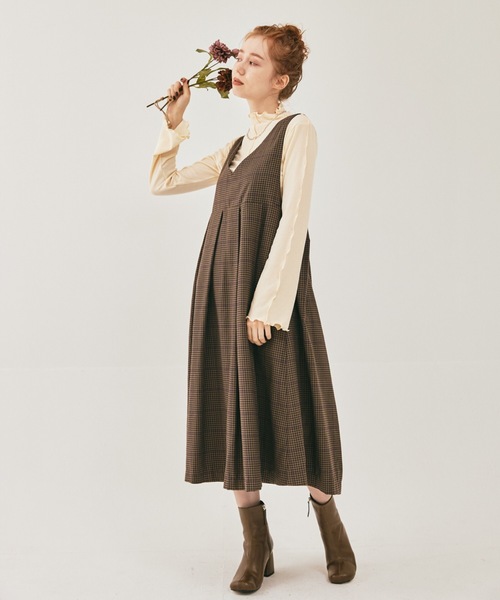 hinari（ヒナリ）の「スクエアトゥーブーツ（ブーツ・レディース・ブラック/モスグリーン・SMALL/MEDIUM/LARGE）」の4枚目の写真