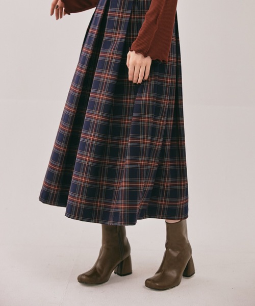 hinari（ヒナリ）の「スクエアトゥーブーツ（ブーツ・レディース・ブラック/モスグリーン・SMALL/MEDIUM/LARGE）」の8枚目の写真