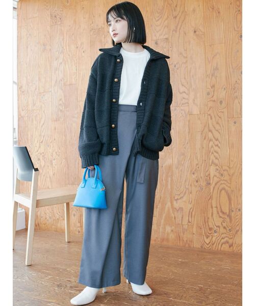 アウターセール セール Aoi アシメラップワイドパンツ その他パンツ Murua ムルーア のファッション 新品 Arenatheatre Net