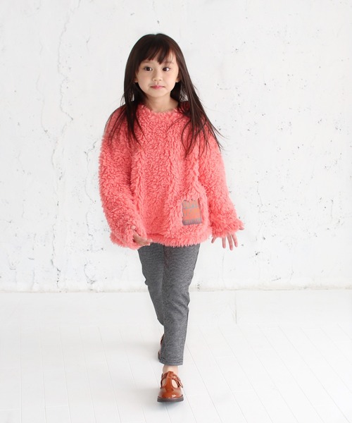 Rora(ローラ)の「格子柄 ストレッチ スキニーパンツ スラックス(スラックス・キッズ・ブラック×ホワイト・140/150/100/110/120/130)」の12枚目の写真