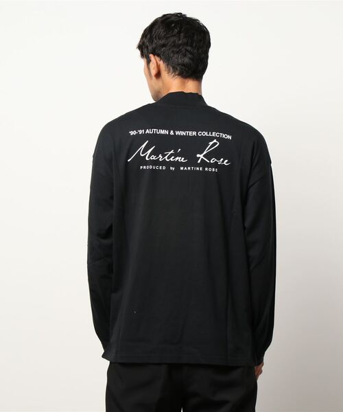 MARTINE ROSE（マーティンローズ）の「【MARTINE ROSE / マーティンローズ】FUNNEL NECK（Tシャツ/カットソー・メンズ・ブラック・SMALL/MEDIUM）」の5枚目の写真