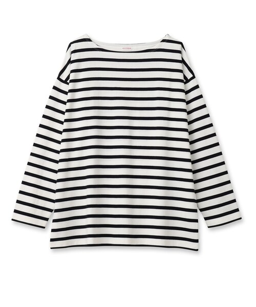 DRESSTERIOR(ドレステリア)の「◆ボートネックボーダーカットソー(Tシャツ/カットソー・レディース・オレンジ系その他4/ピンク系7/ネイビー系2・36/38)」の7枚目の写真