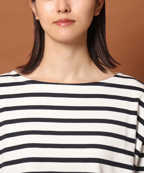 DRESSTERIOR(ドレステリア)の「◆ボートネックボーダーカットソー(Tシャツ/カットソー・レディース・オレンジ系その他4/ピンク系7/ネイビー系2・36/38)」の11枚目の写真