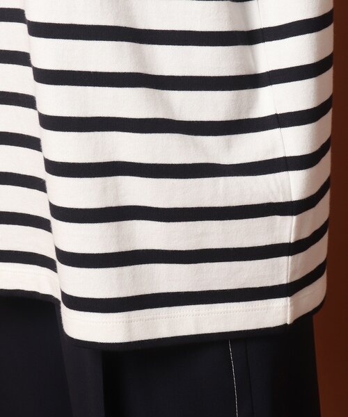 DRESSTERIOR(ドレステリア)の「◆ボートネックボーダーカットソー(Tシャツ/カットソー・レディース・オレンジ系その他4/ピンク系7/ネイビー系2・36/38)」の13枚目の写真