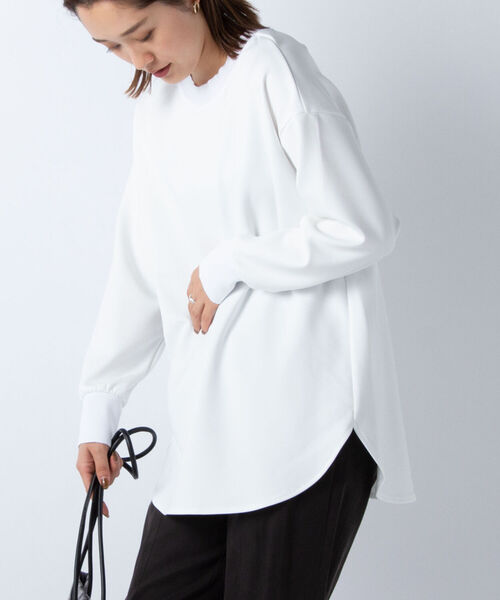 NOLLEY’S(ノーリーズ)の「ダンボール・Tブラウス(Tシャツ/カットソー・レディース・ネイビー/ホワイト・FREE)」の17枚目の写真