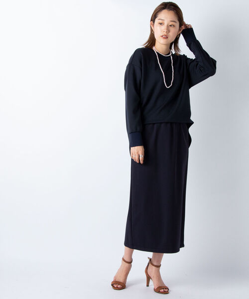 NOLLEY’S(ノーリーズ)の「ダンボール・Tブラウス(Tシャツ/カットソー・レディース・ネイビー/ホワイト・FREE)」の20枚目の写真