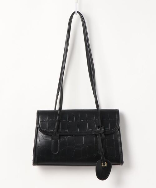 Riberry(リベリー)の「型押しスクエアショルダーバッグ(ハンドバッグ・レディース・ホワイト/ブラック/ブラウン/イエロー/グリーン・FREE)」の20枚目の写真