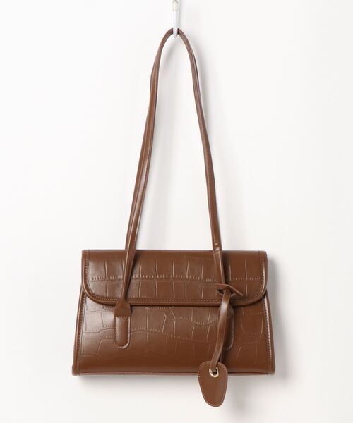 Riberry(リベリー)の「型押しスクエアショルダーバッグ(ハンドバッグ・レディース・ホワイト/ブラック/ブラウン/イエロー/グリーン・FREE)」の21枚目の写真