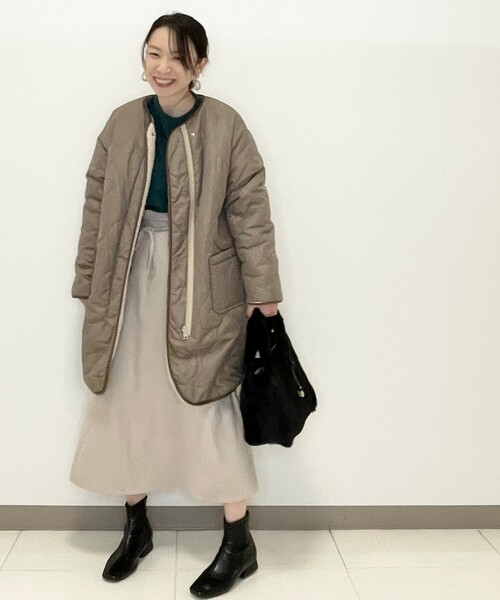 DRESKIP（ドレスキップ）の「◆リバ－シブルボアキルトコート（その他アウター・レディース・ブラウン系その他/アイボリー/サンドベージュ・02/03）」の18枚目の写真