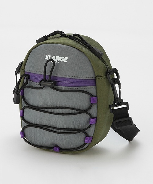 XLARGE KIDS(エクストララージキッズ)の「ショルダーバッグ(ショルダーバッグ・キッズ・ブラック/カーキ・FREE)」の1枚目の写真