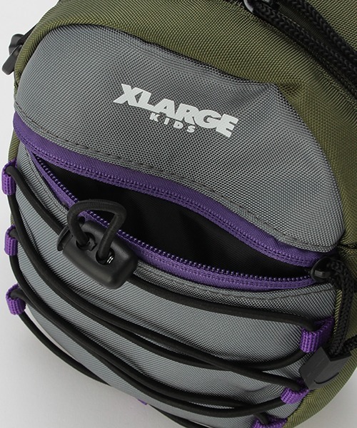 XLARGE KIDS(エクストララージキッズ)の「ショルダーバッグ(ショルダーバッグ・キッズ・ブラック/カーキ・FREE)」の9枚目の写真