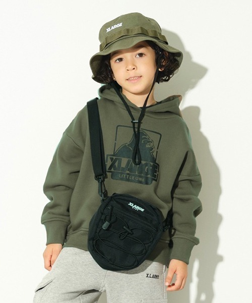 XLARGE KIDS(エクストララージキッズ)の「ショルダーバッグ(ショルダーバッグ・キッズ・ブラック/カーキ・FREE)」の20枚目の写真