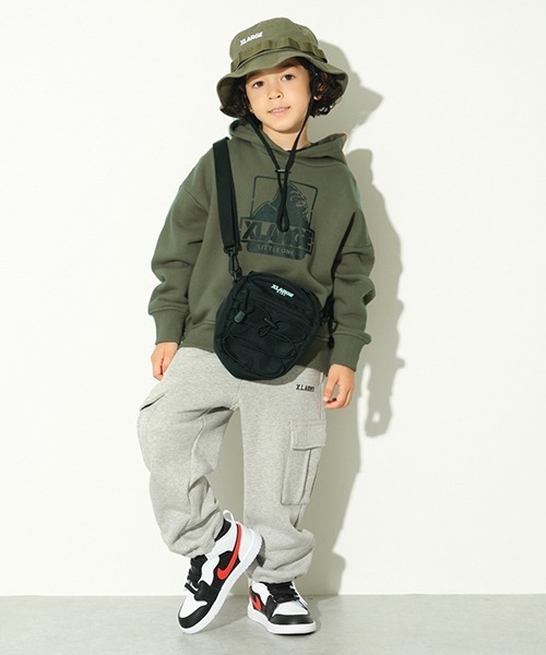 XLARGE KIDS(エクストララージキッズ)の「ショルダーバッグ(ショルダーバッグ・キッズ・ブラック/カーキ・FREE)」の18枚目の写真