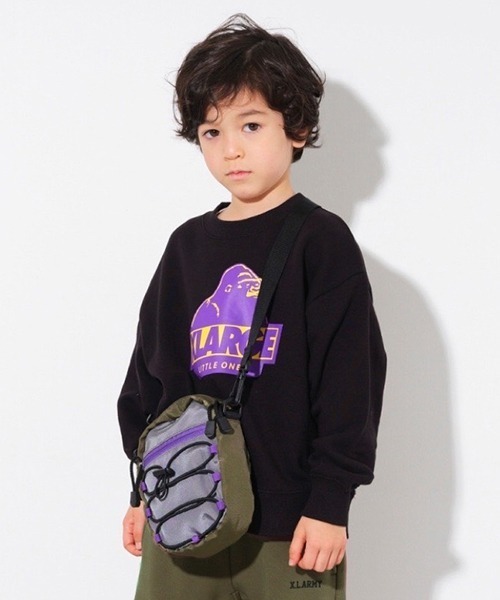 XLARGE KIDS(エクストララージキッズ)の「ショルダーバッグ(ショルダーバッグ・キッズ・ブラック/カーキ・FREE)」の16枚目の写真