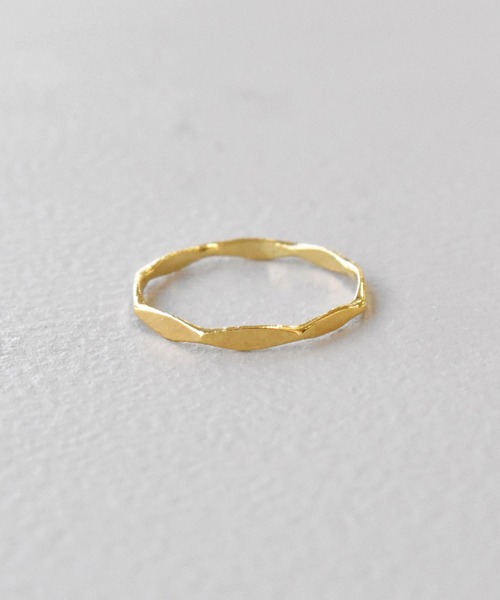 fing.（フィング）の「flower クラフトリング（リング・レディース・ゴールド/シルバー/ピンクゴールド・13号/15号/9号/11号/3号/5号/7号）」の3枚目の写真