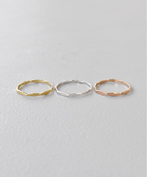 fing.（フィング）の「flower クラフトリング（リング・レディース・ゴールド/シルバー/ピンクゴールド・13号/15号/9号/11号/3号/5号/7号）」の5枚目の写真