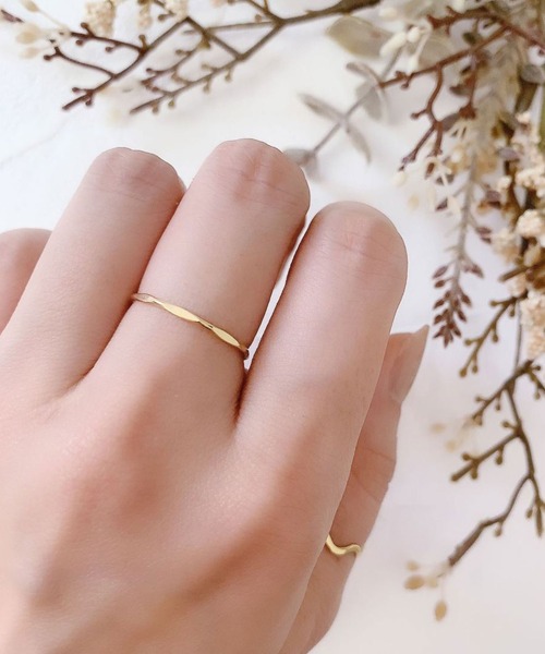 fing.（フィング）の「flower クラフトリング（リング・レディース・ゴールド/シルバー/ピンクゴールド・13号/15号/9号/11号/3号/5号/7号）」の6枚目の写真