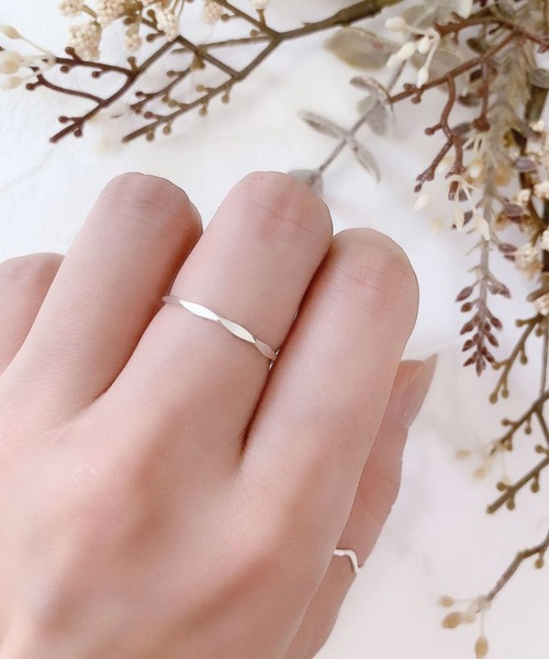 fing.（フィング）の「flower クラフトリング（リング・レディース・ゴールド/シルバー/ピンクゴールド・13号/15号/9号/11号/3号/5号/7号）」の7枚目の写真