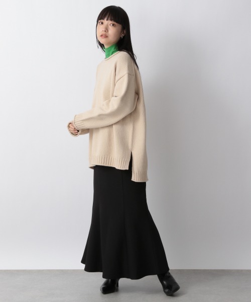 LOWRYS FARM（ローリーズファーム）の「クルンニットプルオーバーＬＳ　259234（ニット/セーター・レディース・ブラック/レッド/ブルー/アイボリー/グリーン・FREE）」の8枚目の写真