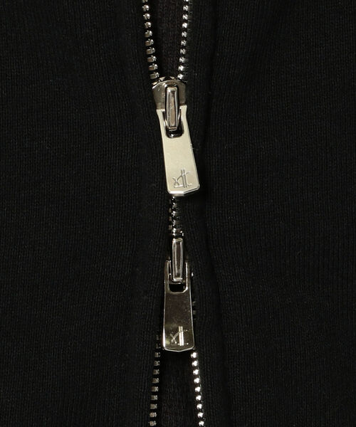 OURET（オーレット）の「OURET/オーレット/ヴィンテージ裏毛×フリースファー　スラッシュポケットリブＺＩＰフーディ（パーカー・メンズ・ブラック/グレー・1/2/3）」の10枚目の写真