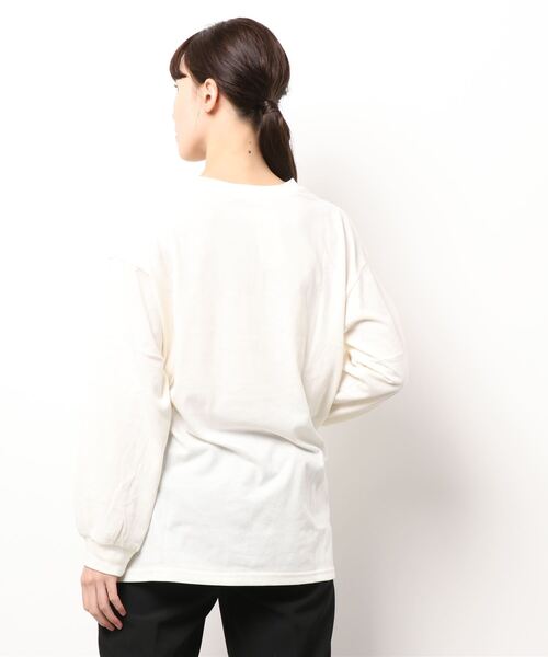 ehka sopo（エヘカソポ）の「シンプルロンT（Tシャツ/カットソー・レディース・オフホワイト/キナリ・ﾌﾘ-）」の3枚目の写真