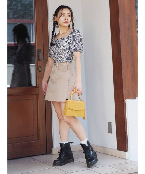 EVRIS（エヴリス）の「クロコスクエアBAG（ショルダーバッグ・レディース・ホワイト/ブラック/イエロー/グリーン・FREE）」の17枚目の写真